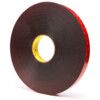 VHB™ 5925F Double Sided Tape, Acrylic Foam, Black, 295mm x 33m thumbnail-0