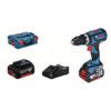 GSB 18V-60, Cordless Combi Drill, 18V, 13mm Keyless Chuck, Brushless, 2x5.0Ah, L-Boxx Toolbox thumbnail-0