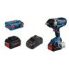 GDS 18V-1000 Cordless Impact Wrench, 1/2in. Drive, 18V, Brushless, 1000Nm Max. Torque, 2 x 8.0Ah Batteries thumbnail-0