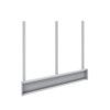 UPRIGHTS 3 SET FOR CUBIO FW BENCH WxDxH: 1966x154x1720mm GREY thumbnail-0