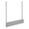 UPRIGHTS 2 SET - CUBIO STORAGE BENCH WxDxH: 1466x154x1720mm GREY thumbnail-0