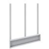 UPRIGHTS 3 SET - CUBIO STORAGE BENCH WxDxH: 1466x154x1720mm GREY thumbnail-0