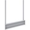 UPRIGHTS 2 SET - VERSO STORAGE BENCH WxDxH: 1400x110x1730mm GREY thumbnail-0