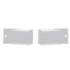 VERTICAL SOCKET BRACKET WxDxH:57x120x33mm GREY thumbnail-0