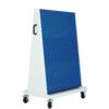 PERFO 6 PANEL TROLLEY 2 PERFO 2 LOUVRE WxDxH: 1000x650x1600mm BLUE thumbnail-0