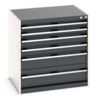 CUBIO CABINET 6 DRAWERS HD WxDxH:800x650x800mm DARK GREY thumbnail-0