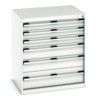 CUBIO CABINET 6 DRAWERS HD WxDxH:800x650x900mm GREY thumbnail-0