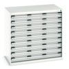 CUBIO CABINET 9 DRAWERS HD WxDxH:1050x650x1000mm GREY thumbnail-0