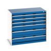 CUBIO CABINET 6 DRAWERS HD WxDxH:1050x650x900mm BLUE thumbnail-0