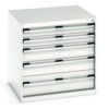 CUBIO CABINET 5 DRAWERS HD WxDxH:800x750x800mm GREY thumbnail-0