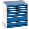 CUBIO CABINET 6 DRAWERS HD WxDxH:800x750x800mm BLUE thumbnail-0