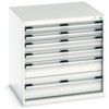 CUBIO CABINET 6 DRAWERS HD WxDxH:800x750x800mm GREY thumbnail-0