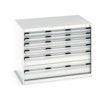 CUBIO CABINET 6 DRAWERS HD WxDxH:1050x750x800mm GREY thumbnail-0