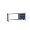 CUBIO FW BENCH LINO 4 CABINET WxDxH: 2000x750x840mm BLUE thumbnail-0