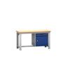 CUBIO FW BENCH MPX 1 DRW/DOOR CABINET WxDxH: 1500x750x840mm BLUE thumbnail-0