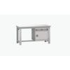 CUBIO FW BENCH LINO 1 DRW/DOOR CABINET WxDxH: 1500x750x840mm GREY thumbnail-0