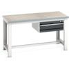 CUBIO FW BENCH LINO 1 CABINET WxDxH: 1500x750x840mm DARK GREY thumbnail-0