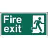 FIRE EXIT MAN RIGHT PVC (300X150MM) thumbnail-0