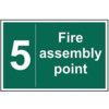 FIRE ASSEMBLY POINT 5 - RPVC(300X 200MM) thumbnail-0