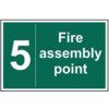 FIRE ASSEMBLY POINT 5 - RPVC(600X 400MM) thumbnail-0