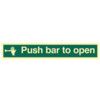 PUSH BAR TO OPEN - PHO (450X100MM) thumbnail-0