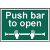 PUSH BAR TO OPEN - PVC (300X200MM) thumbnail-0