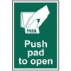 PUSH PAD TO OPEN - RPVC (100X150MM) thumbnail-0