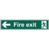 FIRE EXIT (MAN ARROW LEFT) -SAV(750 X 150MM) thumbnail-0