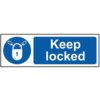 KEEP LOCKED - RPVC (300 X 100MM) thumbnail-0