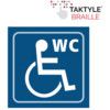 DISABLED WC GRAPHIC - TAKTYLE(150X 150MM) thumbnail-0