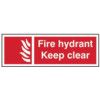 FIRE HYDRANT KEEP CLEAR -RPVC(300 X 100MM) thumbnail-0