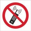 NO MOBILE PHONES SYMBOL - PVC(100X 100MM) thumbnail-0