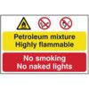 PETROLEUM MIXTURE / NO SMOKING -PVC (600 X 400MM) thumbnail-0