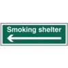 SMOKING SHELTER (ARROW LEFT)-RPVC (300 X 100MM) thumbnail-0