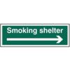 SMOKING SHELTER (ARROW RIGHT)-RPVC (300 X 100MM) thumbnail-0