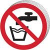 NOT DRINKING WATER SYMBOL -SAV(100MM DIA.) (PK-10) thumbnail-0