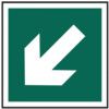 DIAGONAL ARROW SYMBOL - PVC (150X150MM) thumbnail-0