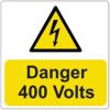 DANGER 400 VOLTS - PK-5 SAV(75 X75MM) thumbnail-0