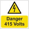 DANGER 415 VOLTS - PK-25 SAV(75 X75MM) thumbnail-0