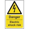 DANGER ELECTRIC SHOCK RISK -RPVC(200 X 300MM) thumbnail-0