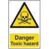 DANGER TOXIC HAZARD - PVC (200X300MM) thumbnail-0