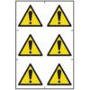 HAZARD WARNING SYMBOLS - PVC (200X 300MM) thumbnail-0