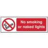 NO SMOKING OR NAKED LIGHTS -SAV(600 X 200MM) thumbnail-0