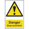 DANGER DEEP EXCAVATION - RPVC(400X 600MM) thumbnail-0