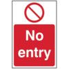 NO ENTRY, NO MAN SYMBOL - SAV(400X 600MM) thumbnail-0