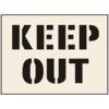 KEEP OUT STENCIL (400 X 600MM)   thumbnail-0