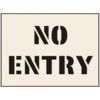 NO ENTRY STENCIL (300 X 400MM)   thumbnail-0