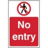 NO ENTRY - SAV (400 X 600MM) thumbnail-0