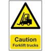 CAUTION FORKLIFT TRUCKS - PVC(200X 300MM) thumbnail-0