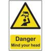 DANGER MIND YOUR HEAD - PVC (200X300MM) thumbnail-0